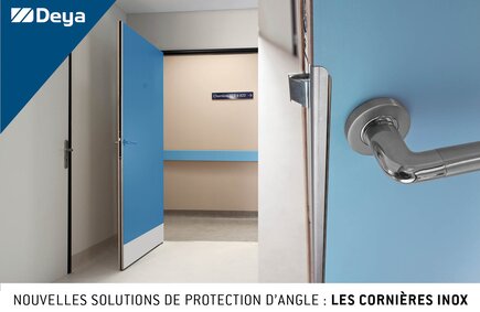 Protection inox de chants & d'angles sur Blocs-Portes Bois