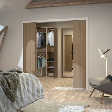 Porte coulissante integree dans lemur