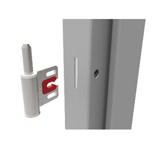 Nouvelle paumelle huisserie métallique pour porte à recouvrement Nouvelle paumelle huisserie métallique pour porte à recouvrement