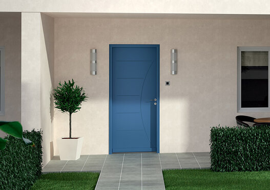 Portes palières sur coursive 